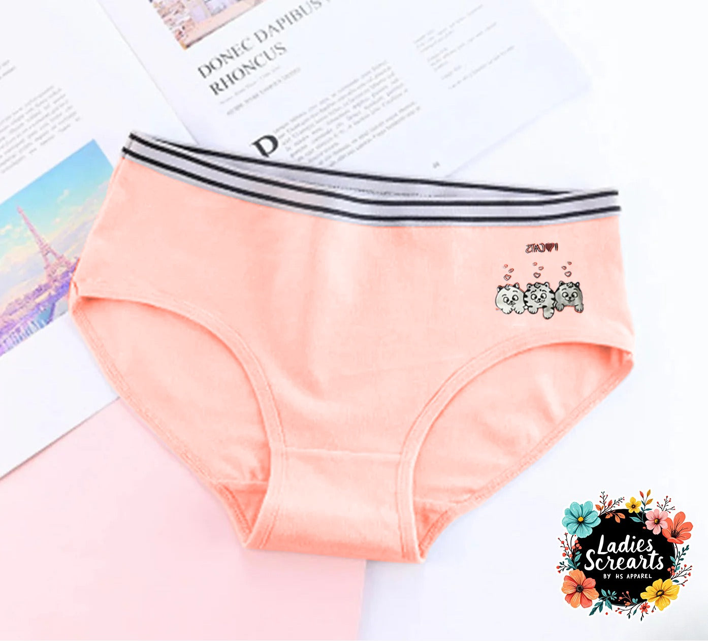 Teen Girls Cotton Stretch Panties