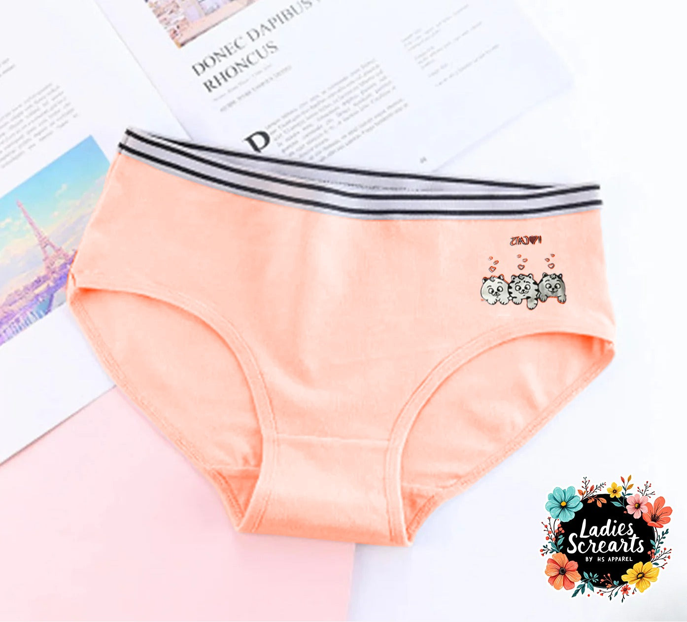 Teen Girls Cotton Stretch Panties