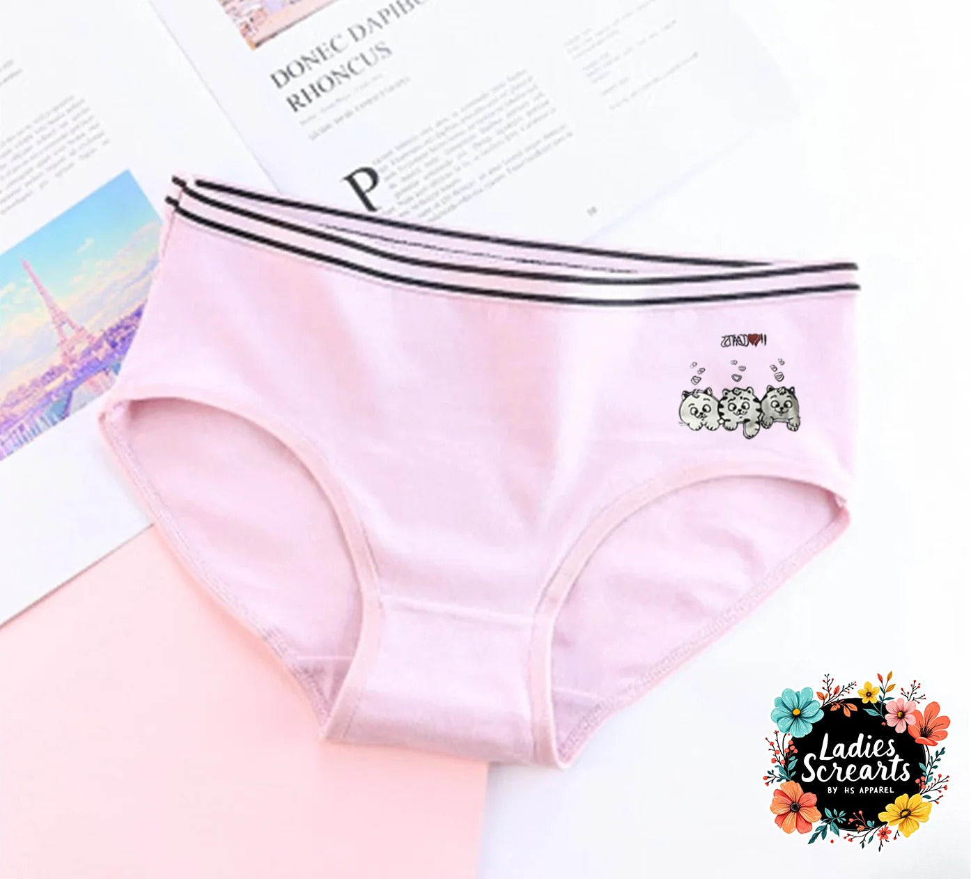 Teen Girls Cotton Stretch Panties